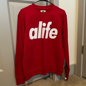 Red Alife crewneck pullover